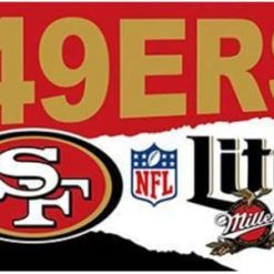 San Francisco 49ers Lite Flag 3X5 Ft Polyester Banner USA 90x150cm