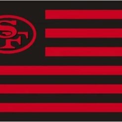 San Francisco 49ers Logo Flag 3X5 Ft Polyester Banner USA 90x150cm