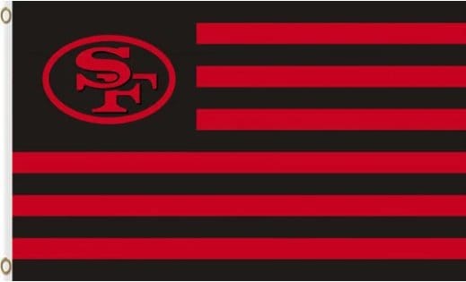 San Francisco 49ers Logo Flag 3X5 Ft Polyester Banner USA 90x150cm