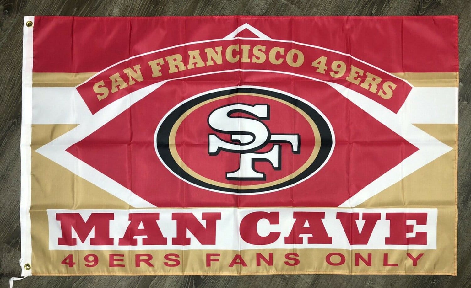 San Francisco 49ers Man-Cave Football Flag 3x5 ft Football Sports Banner New