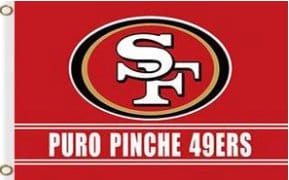 San Francisco 49ers Puro Pinche Flag 3X5 Ft Polyester Banner USA 90x150cm