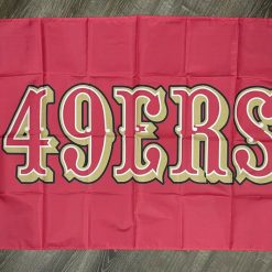 San Francisco 49ers Retro Flag 3x5 ft Sports Red Banner Man-Cave Garage Bar
