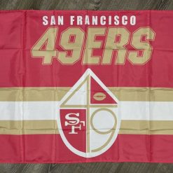 San Francisco 49ers Retro Style Man-Cave Flag 3x5 ft Sports Banner Garage