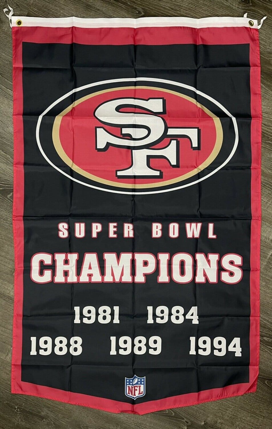 San Francisco 49ers Super Bowl Championship 3x5 Banner Man-Cave New
