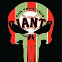 San Francisco Giants Black US Flag 3X5Ft Banner USA Polyester with Brass Grommets