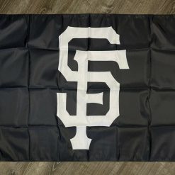 San Francisco Giants Logo Flag 3x5 ft Black White Banner Man-Cave Garage