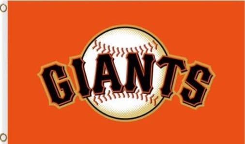 San Francisco Giants Orange US Flag 3X5Ft Banner USA Polyester with Brass Grommets