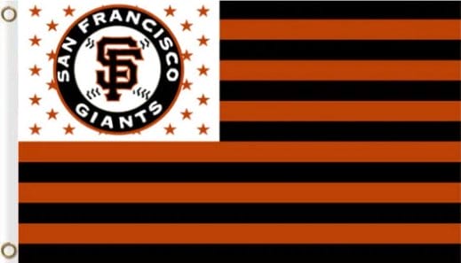 San Francisco Giants Sports Man Flag 3X5Ft Banner USA Polyester with Brass Grommets
