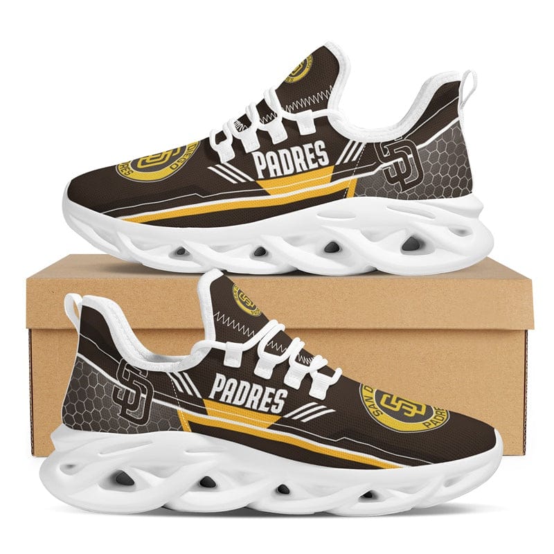 Alternative view of San Diego Padres MLB Sneakers Shoes Elevate Your Every Step
