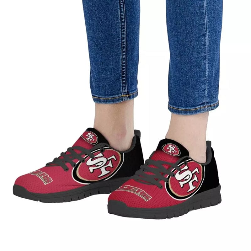 Alternative view of San Francisco 49ers Icon NLF Sneaker Shoes For Men Women Fans