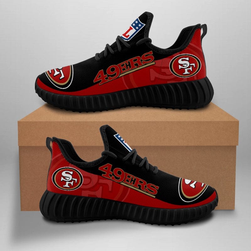 San Francisco 49ers Sneaker Shoes NFL For Men Women Fans - Image 3