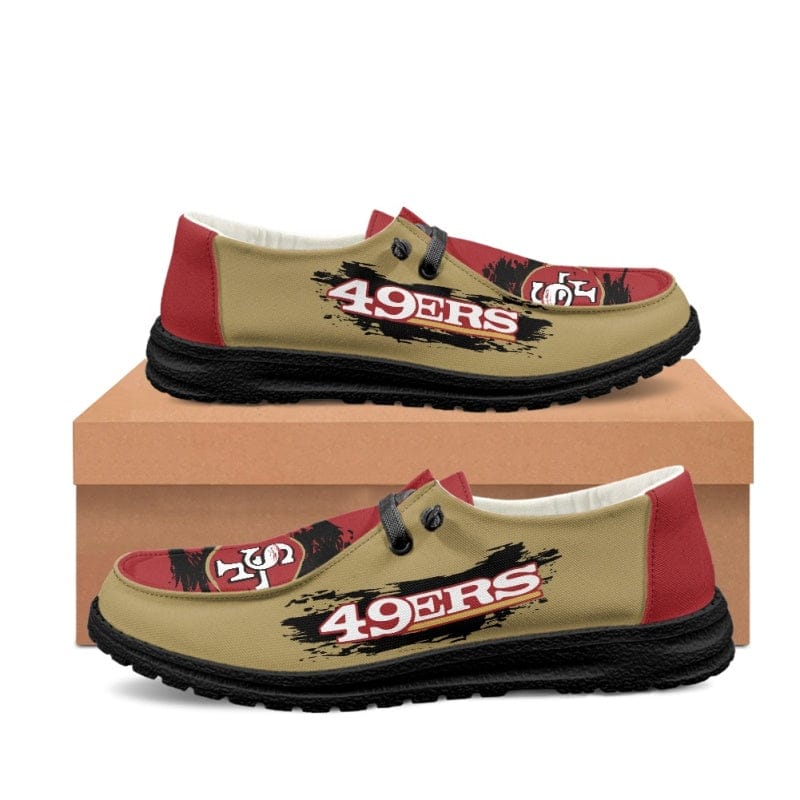 Alternative view of San Francisco 49ers V1 BZ15 Sneakers Shoes For Men Women Fans