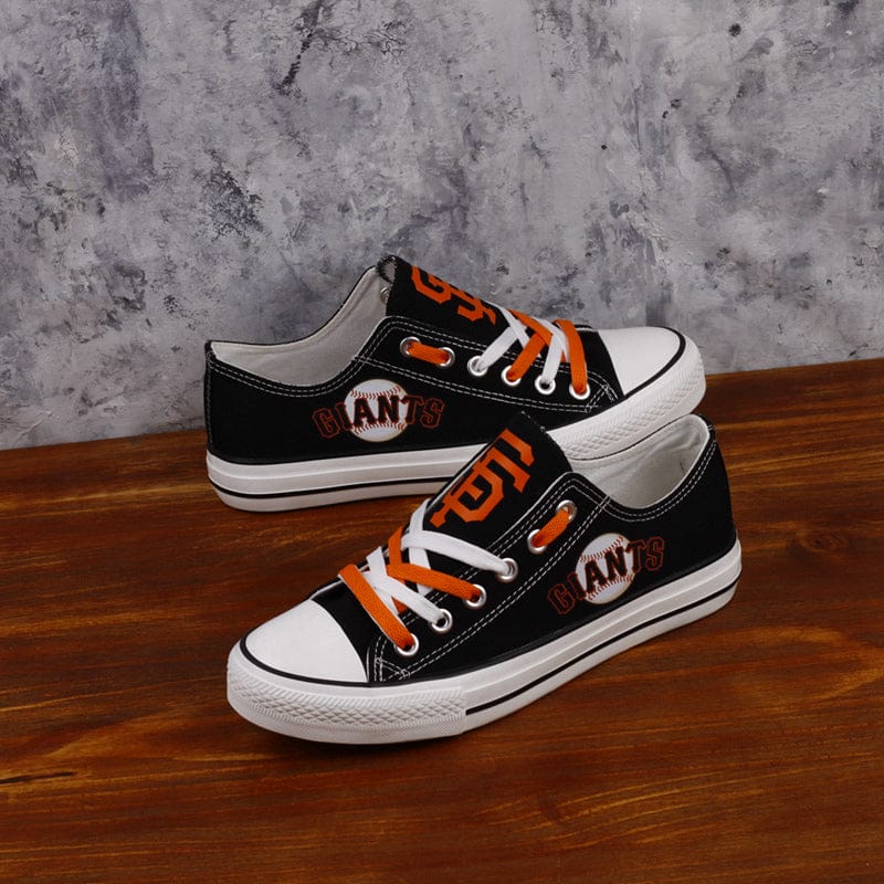 Alternative view of San Francisco Giants Limited Print Low Top Canvas Shoes Sport Sneakers For Men Women Fans