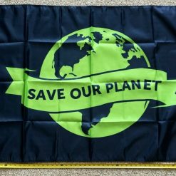 Save The Earth Flag Save Our P Renewable Love Sign USA Poster 3x5'