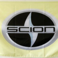 Scion Yellow Car Racing Flag 3X5 Ft Polyester Banner USA 90x150cm