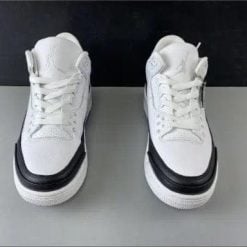 Alternative view of Fragment x AJ 3 White Black Shoes Sneakers