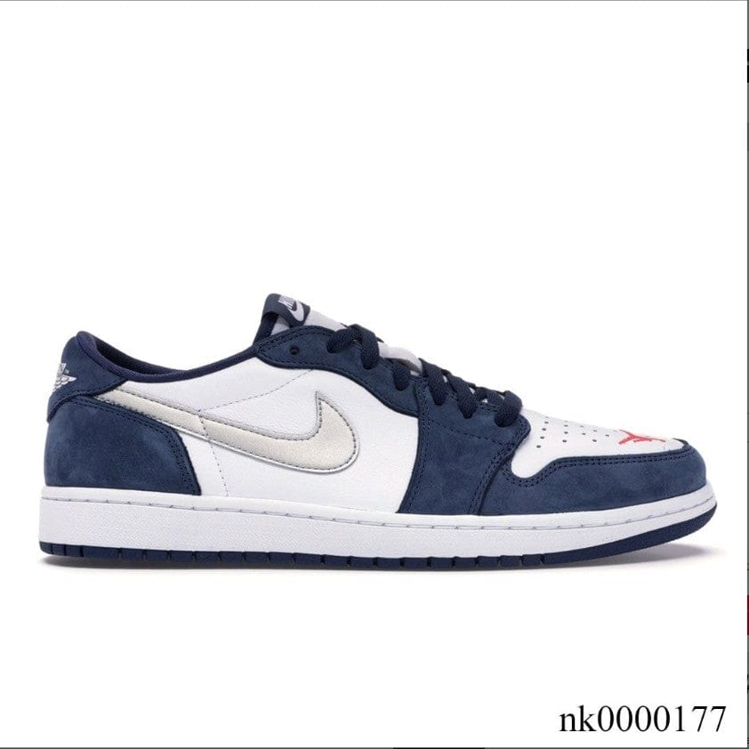 Alternative view of Air Jordan 1 Low SB Midnight Navy Shoes Sneakers