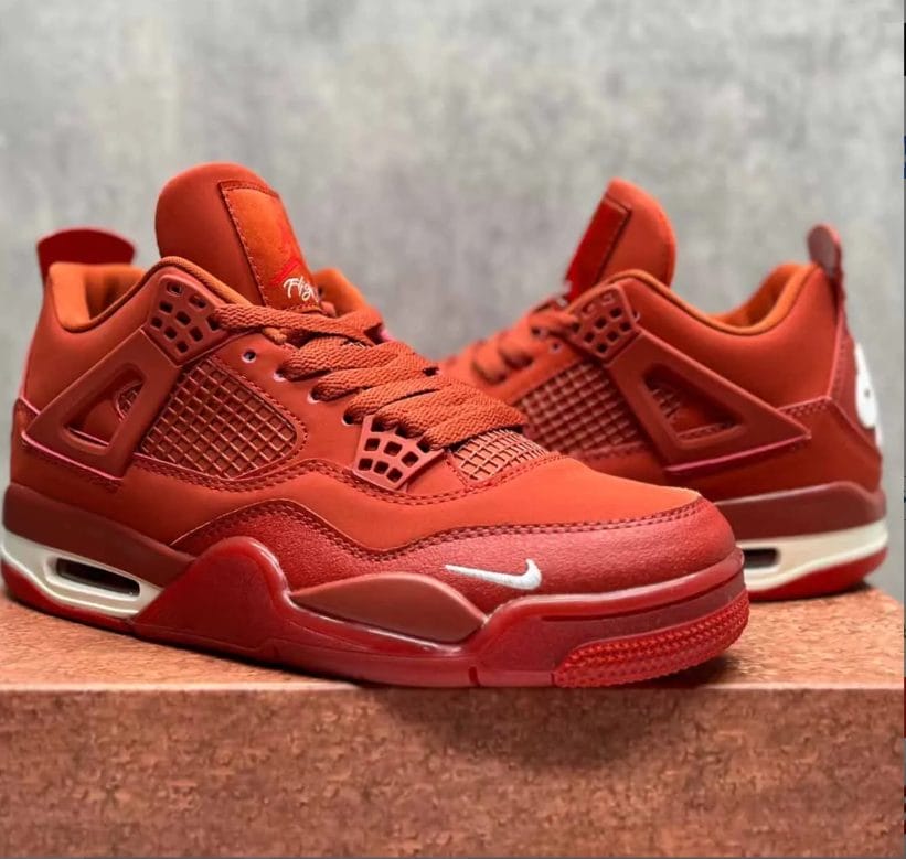Nigel Sylvester x Air Jordan 4 Brick by Brick Shoes Sneakers - Image 4