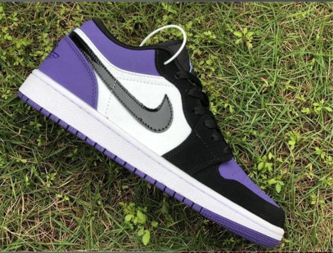 Air Jordan 1 Low Court Purple (GS) Shoes Sneakers - Image 11