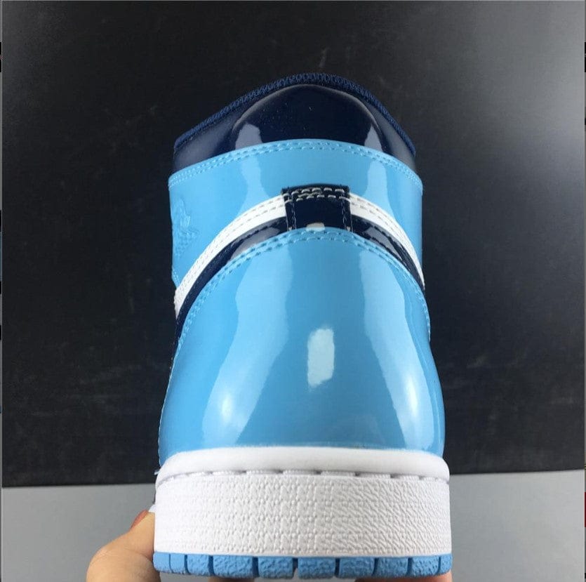 Air Jordan 1 Retro High UNC Patent (W) Shoes Sneakers - Image 6