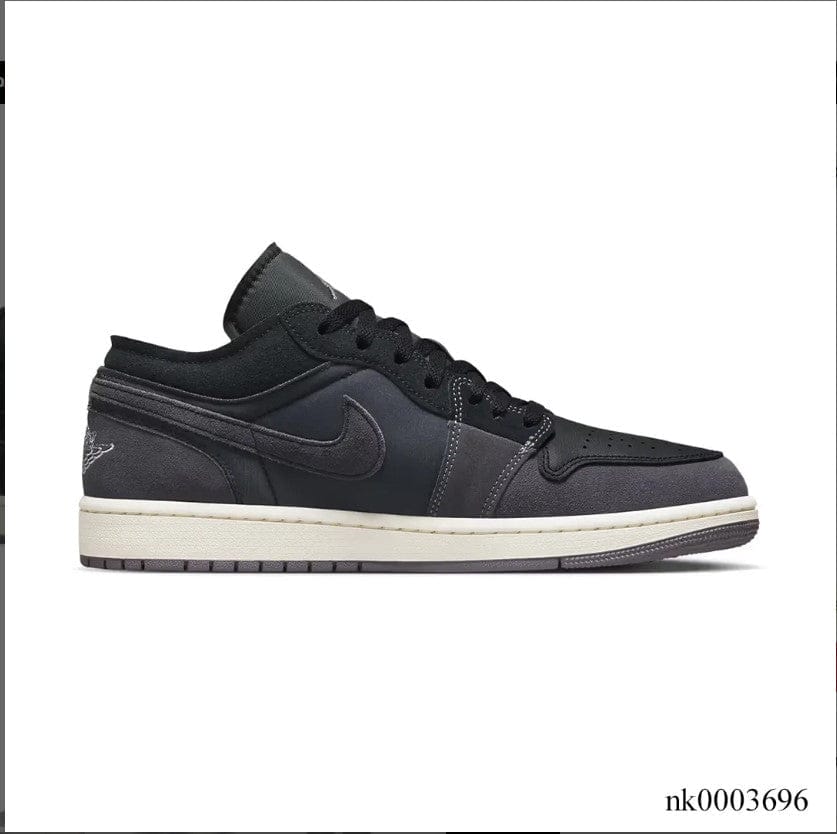 Air Jordan 1 Low Craft Inside Out Black Shoes Sneakers