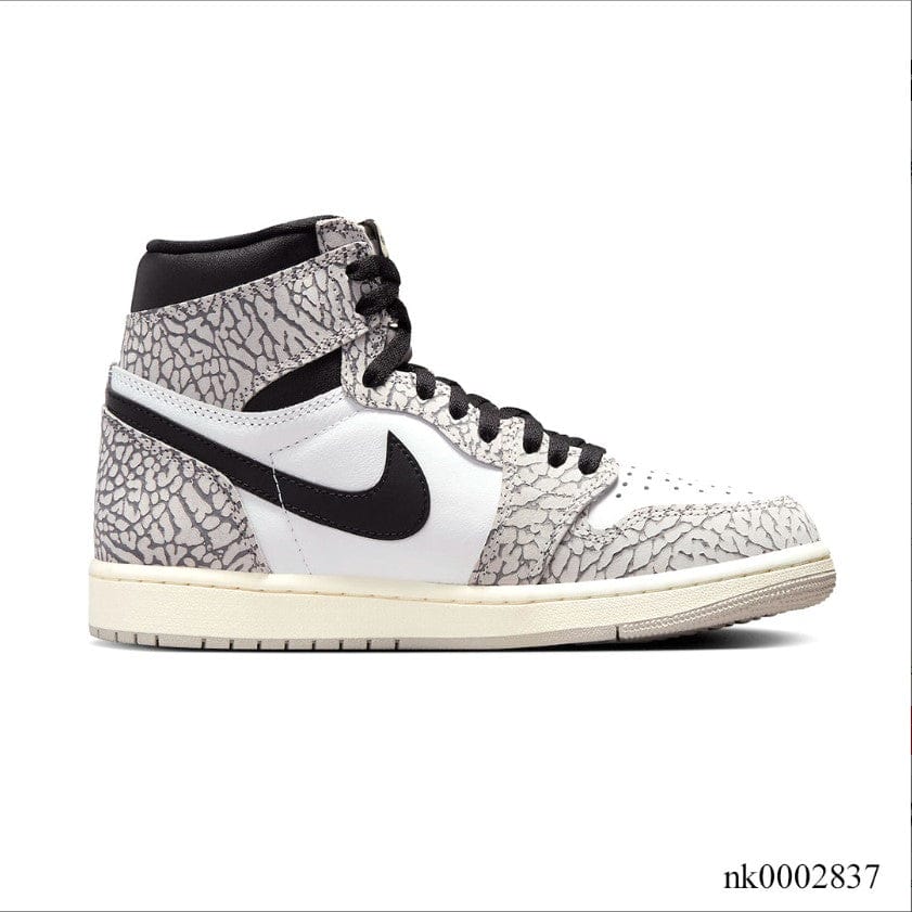 Alternative view of Air Jordan 1 High OG Elephant Print Shoes Sneakers