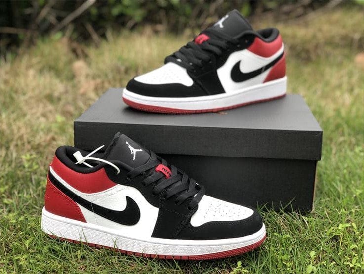 Air Jordan 1 Low Black Toe Shoes Sneakers - Image 6