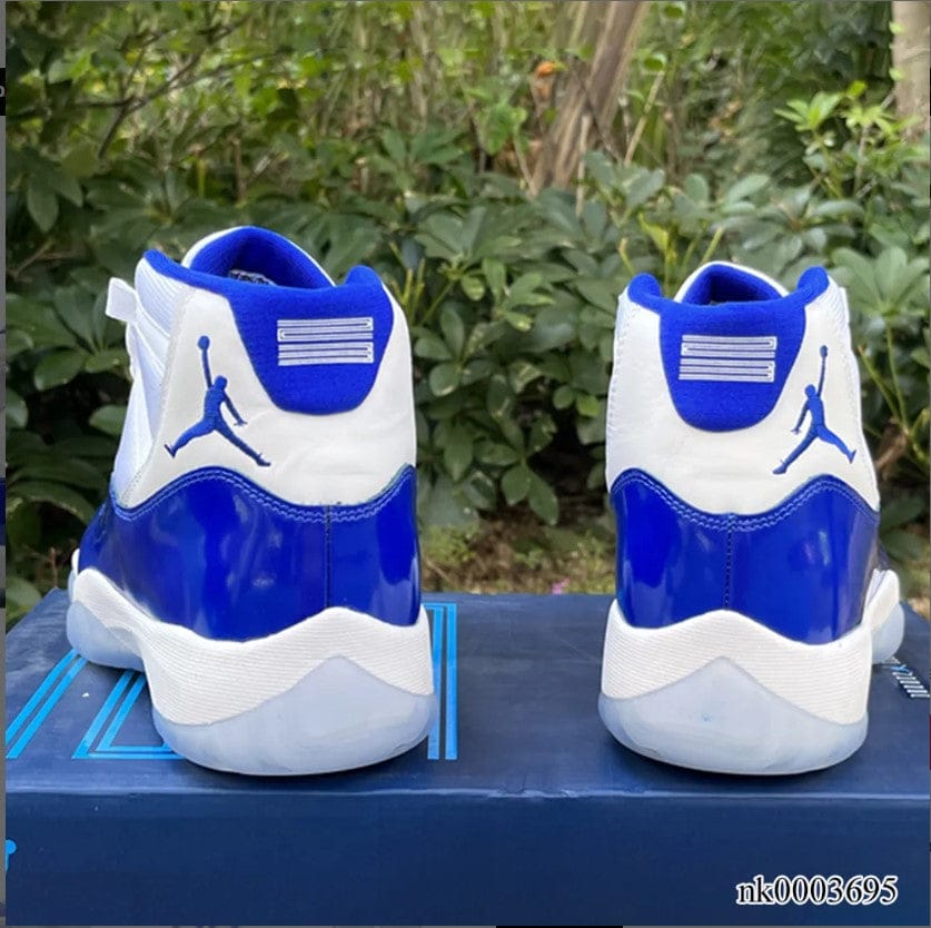 Air Jordan 11 Blue White Shoes Sneakers - Image 9