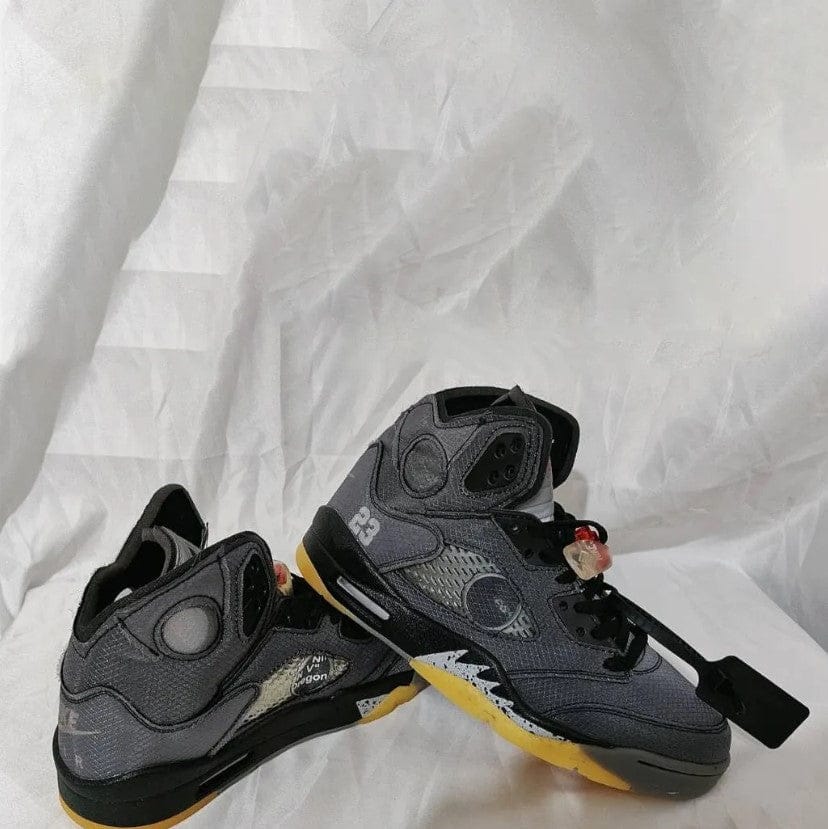 Air Jordan 5 Retro OW Black Shoes Sneakers - Image 9