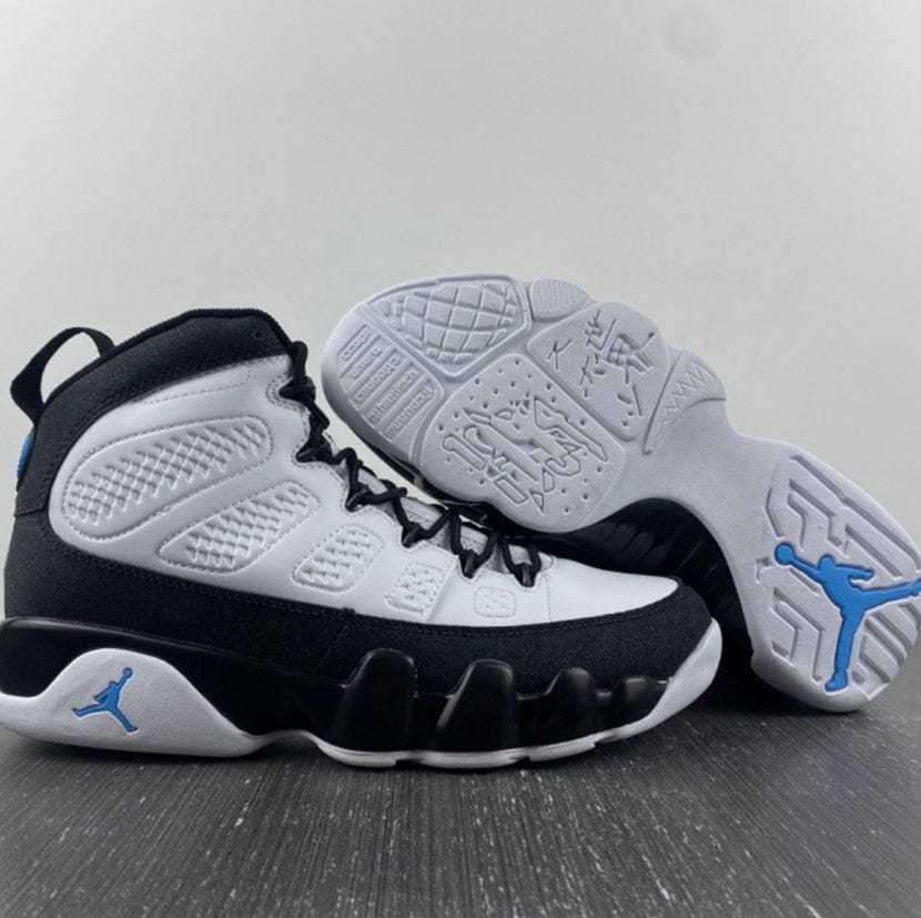 Air Jordan 9 Black University Blue Shoes Sneakers - Image 5