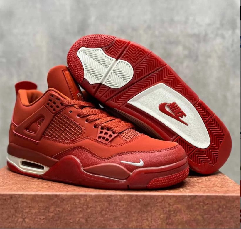 Nigel Sylvester x Air Jordan 4 Brick by Brick Shoes Sneakers - Image 6