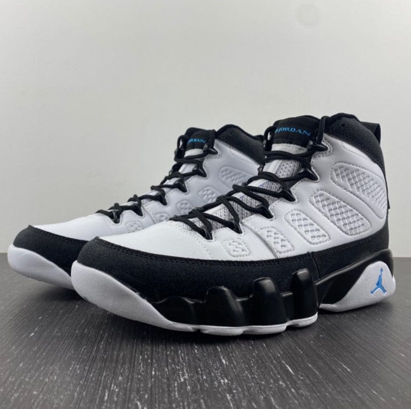 Air Jordan 9 Black University Blue Shoes Sneakers - Image 6
