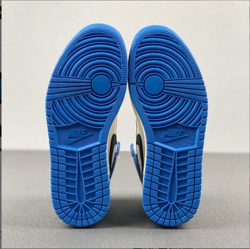 Travis Scott x Fragment x AJ 1 High “Military Blue” Shoes Sneakers - Image 11