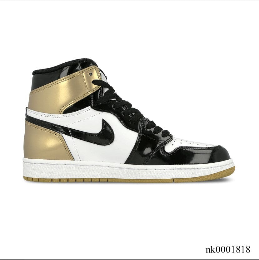 Alternative view of Air Jordan 1 Retro High Gold Top 3 Shoes Sneakers