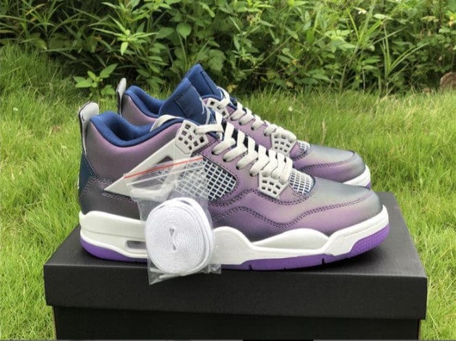 Air Jordan 4 Retro Monsoon Blue (GS) Shoes Sneakers - Image 2