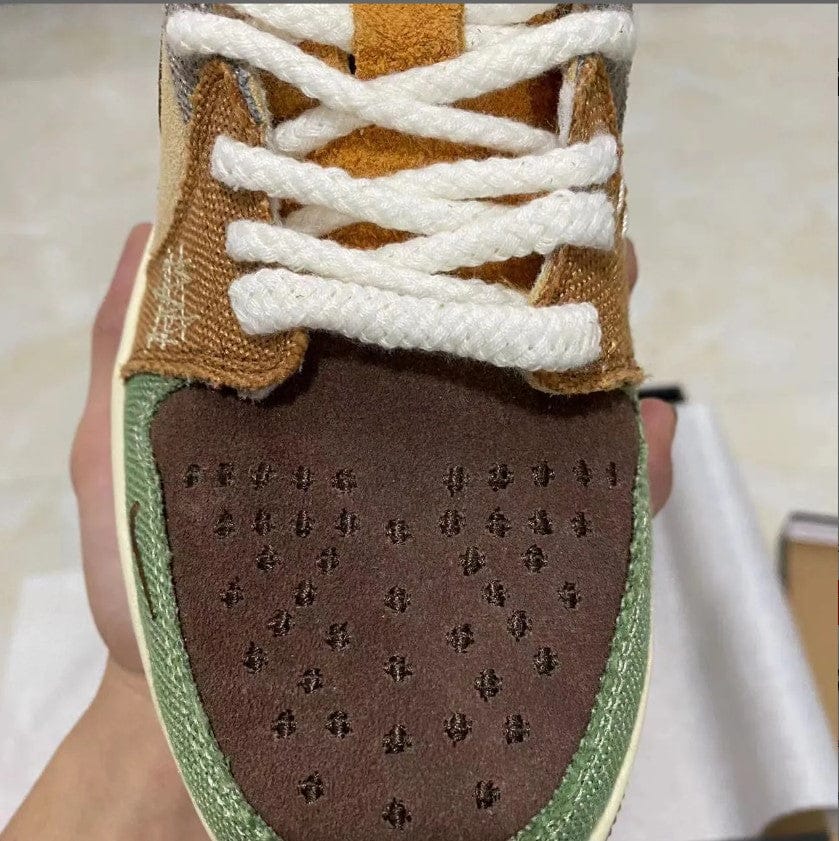 Zion Williamson x Air Jordan 1 Low OG Voodoo Shoes Sneakers - Image 14