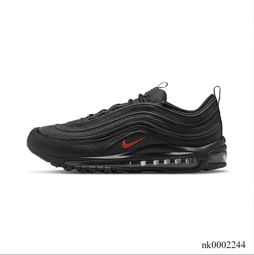 Alternative view of Air Max 97 Black University Red Shoes Sneakers