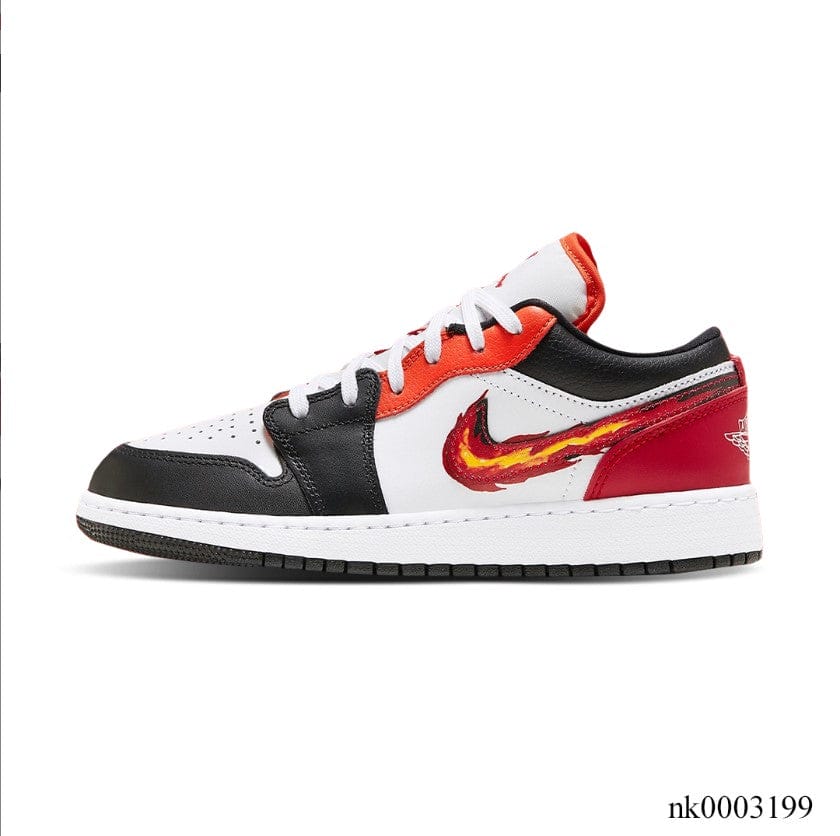 Alternative view of Air Jordan1 Low Flaming Swoosh Shoes Sneakers