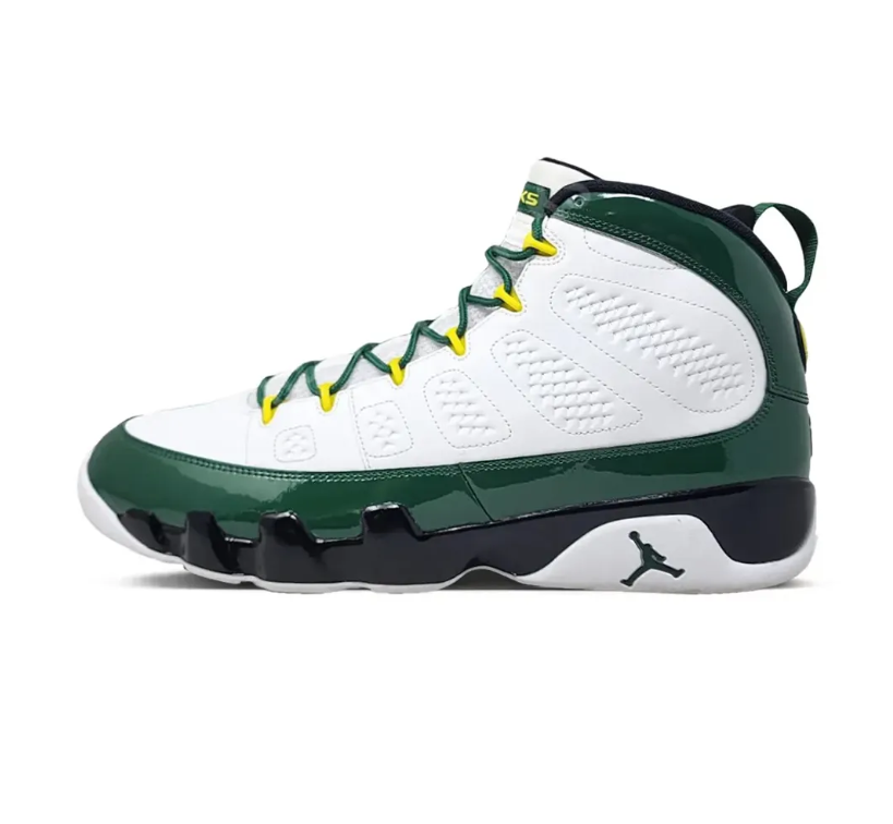 Air Jordan 9 PE Oregon Ducks Shoes Sneakers - Image 4
