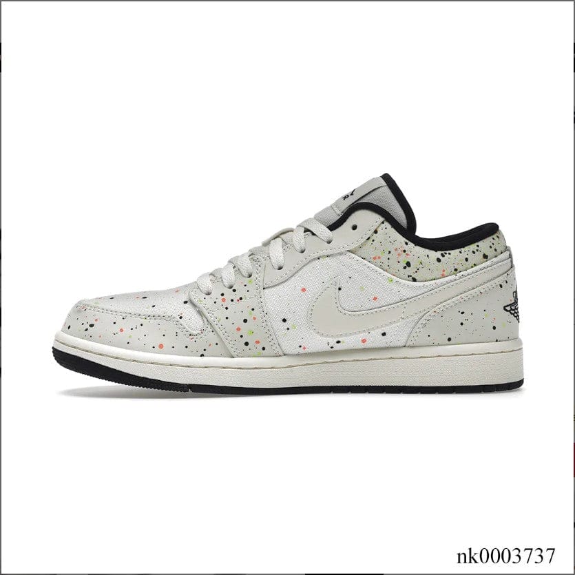 Alternative view of Air Jordan 1 Low Brushstroke Shoes Sneakers
