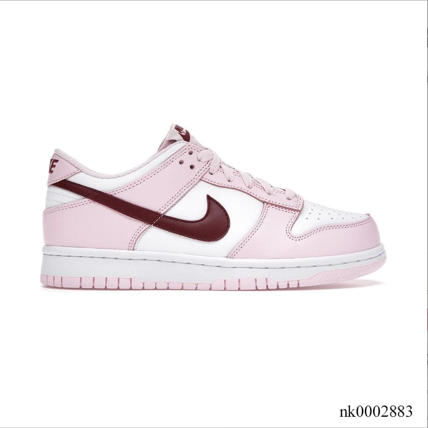 Dunk Low Pink Foam Red White Shoes Sneakers - Image 4