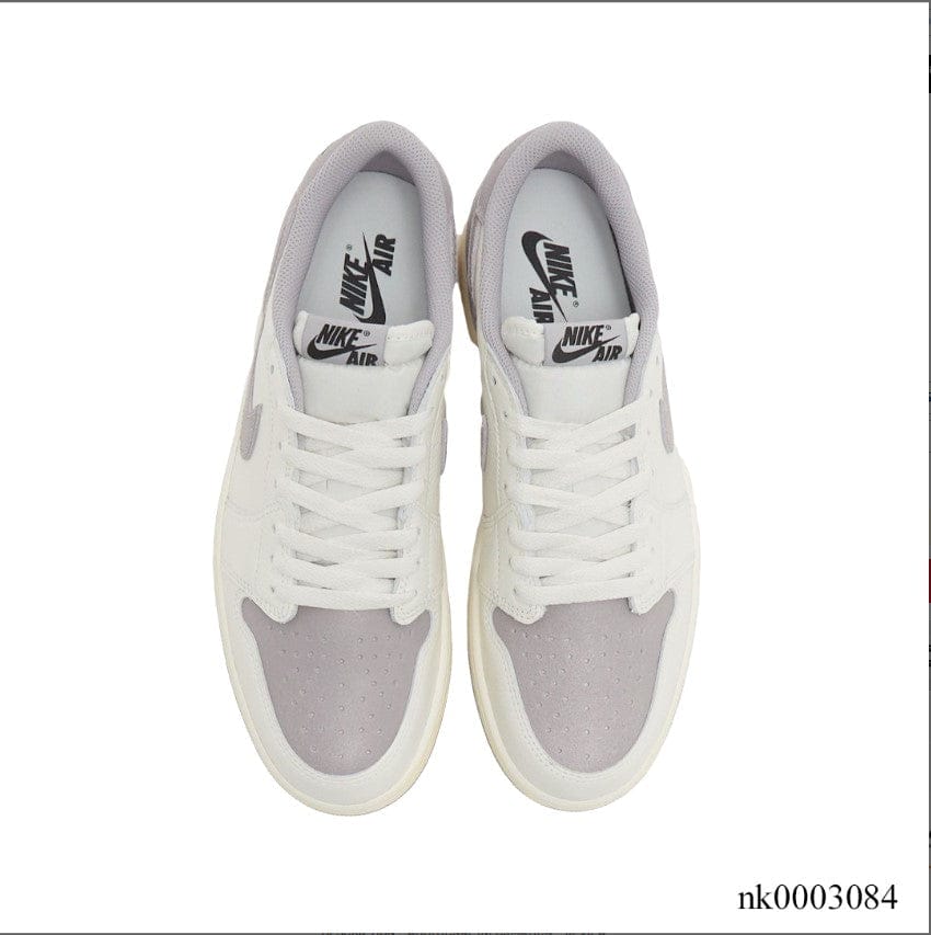 Alternative view of Air Jordan 1 Low OG Atmosphere Grey Shoes Sneakers