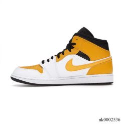 Alternative view of Air Jordan 1 Mid University Gold Shoes Sneakers
