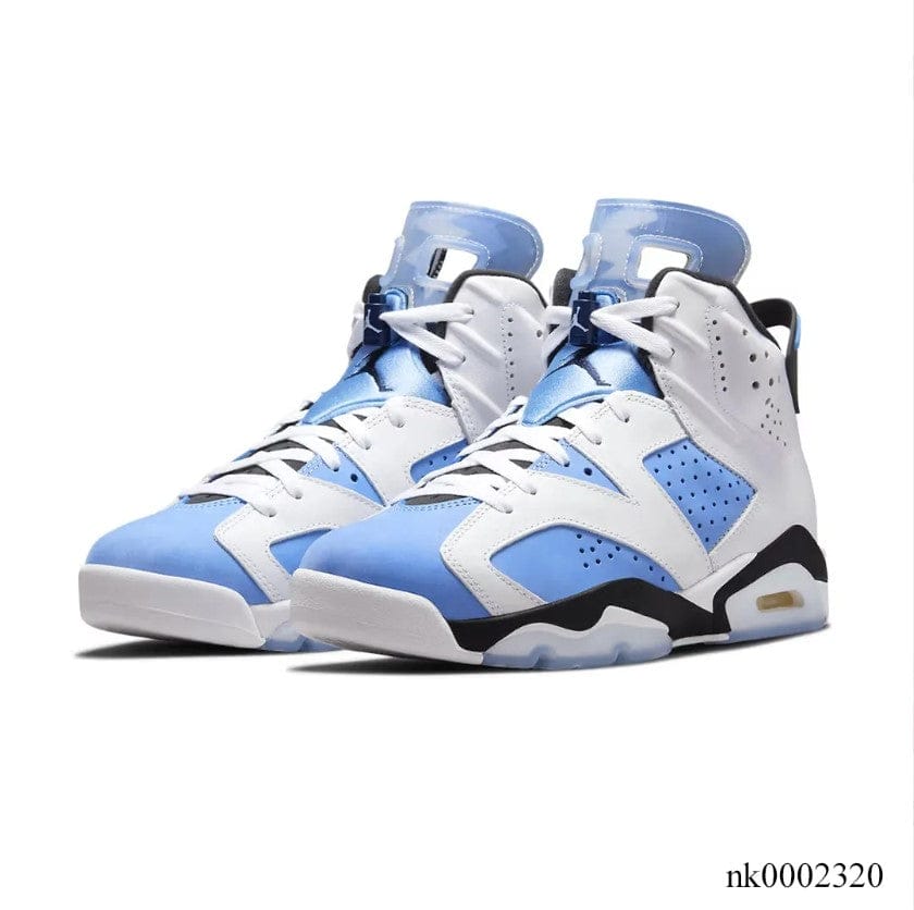 Air Jordan 6 Retro UNC White Shoes Sneakers - Image 5