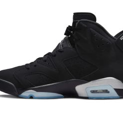 Alternative view of AJ 6 Retro Metallic Silver Shoes Sneakers