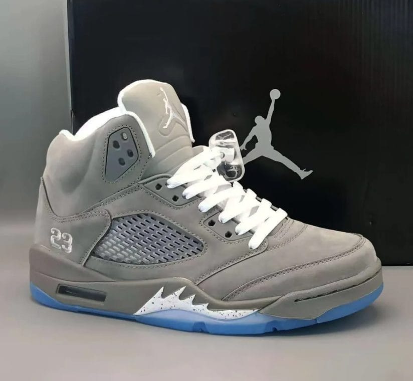 Air Jordan 5 Wolf Grey Shoes Sneakers - Image 5