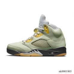 Alternative view of Air Jordan 5 Retro Jade Horizon Shoes Sneakers