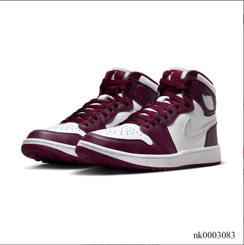 Air Jordan 1 Retro High Golf Bordeaux Shoes Sneakers - Image 3