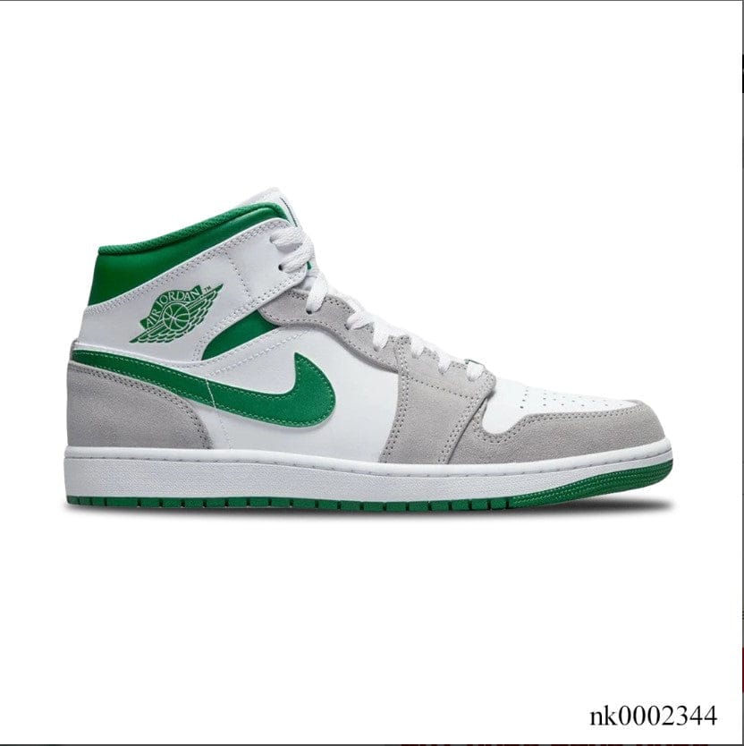 Air Jordan 1 Mid SE Grey Green Shoes Sneakers