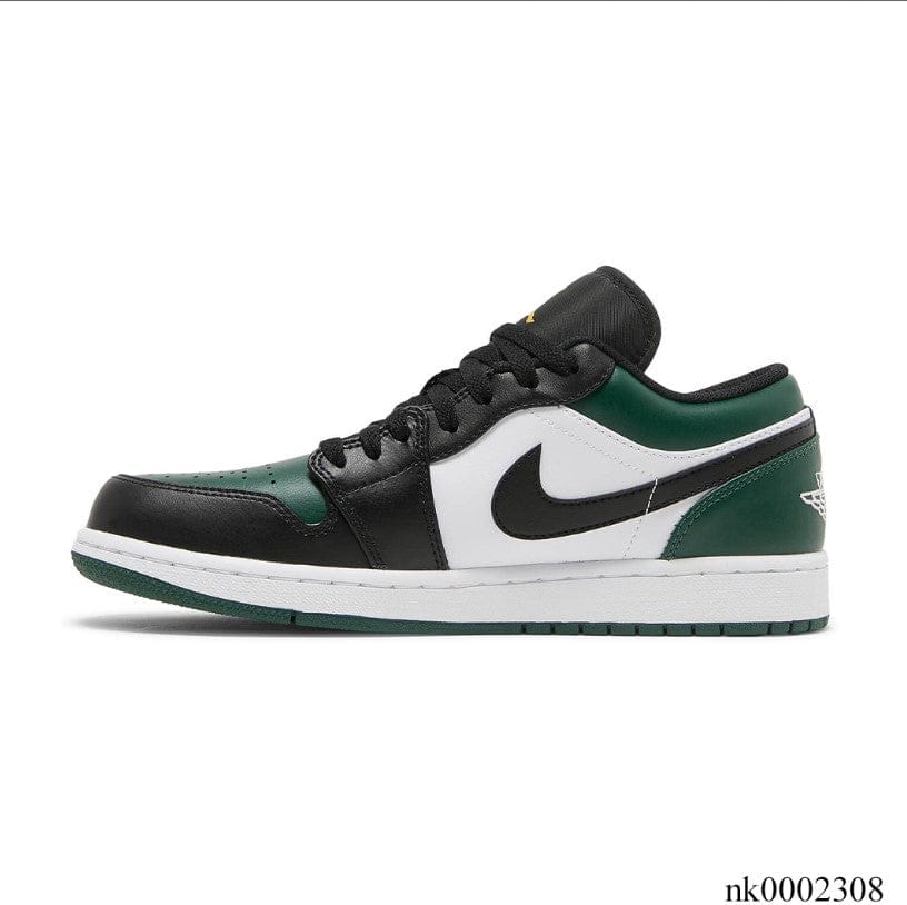 Alternative view of Air Jordan 1 Low Green Toe Shoes Sneakers